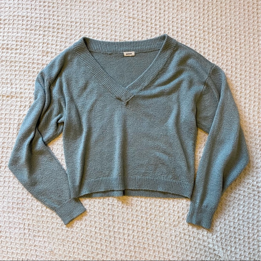 Teal sweater from Garage (size XS)